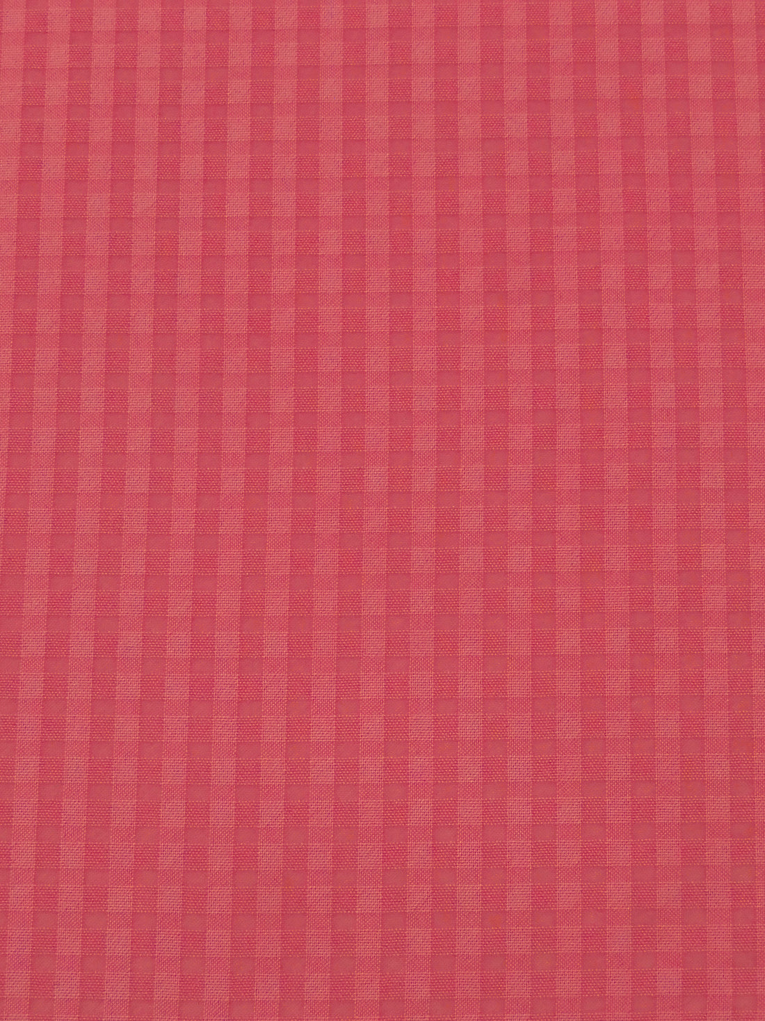 Raspberry Pudding 100% Polyester Small Gingham Sheer Blouse Weight Woven - NY Designer - 58W
