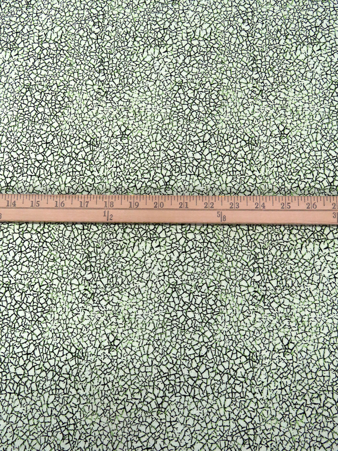 Italian Ice/Black/Light Green 100% Polyester Distressed Weave Jacquard Suiting - NY Designer - 44W