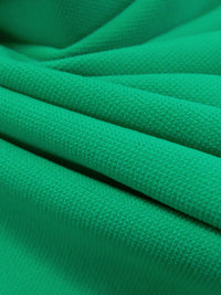 Vivid Sea Green Polyester/Lycra Pique Knit 58W