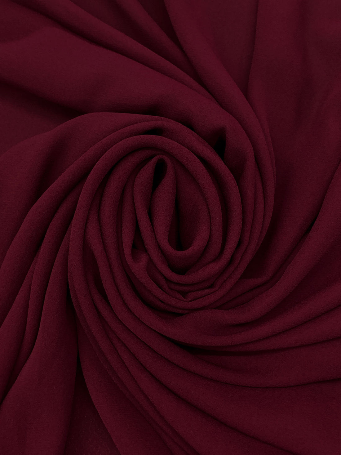 Wine 100% Polyester Crepe Chiffon 58W