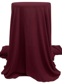 Wine 100% Polyester Crepe Chiffon 58W