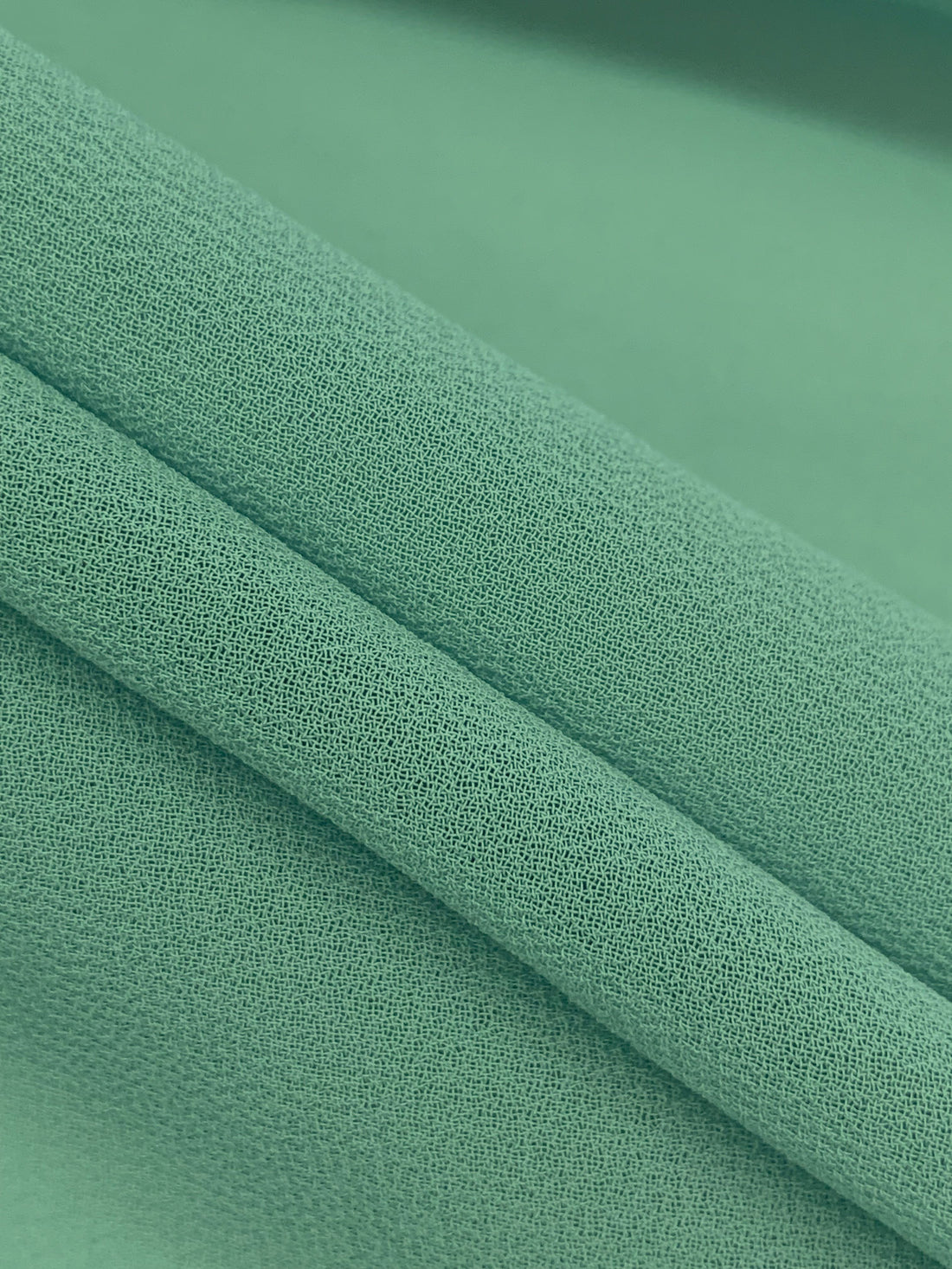 Celadon Green 100% Polyester Crepe Chiffon 58W