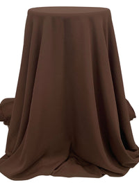 Royal Brown 100% Polyester Georgette 58W