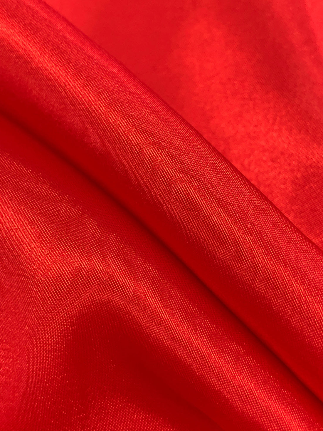 Red 100% Polyester Charmeuse 58W
