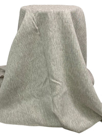 Dark Taupe/White 100% Linen Cross-Dyed Midweight Woven 58W