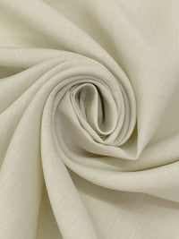 Parchment/Silver/Gold 100% Linen Vertical Metallic Stripe Midweight Woven 62W