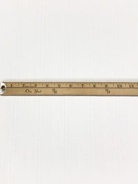 Pure White/Warm White Polyester/Lycra Vertical Stripe Jacquard Double Knit - NY Designer - 44W