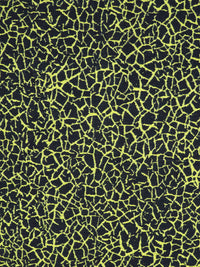 Pear/Black/White 100% Polyester Cracked Earth Weave Reversable Jacquard - NY Designer - 42W