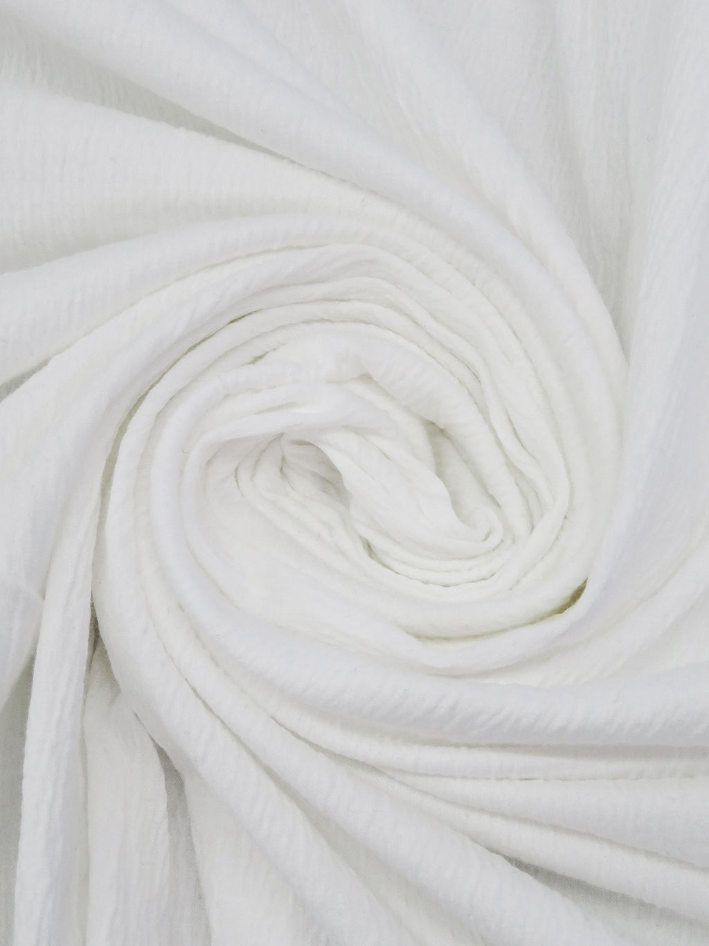 White 100 Cotton Slight Diagonal Pleated Stripe Jersey Knit Spirit