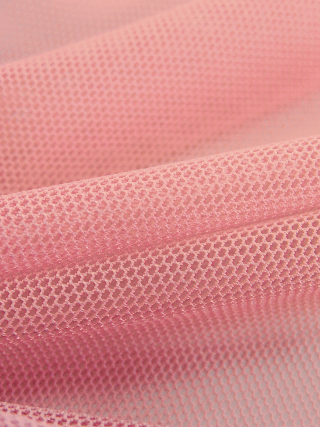 Peach Burst Pink Nylon/Lycra Mesh Knit 54W