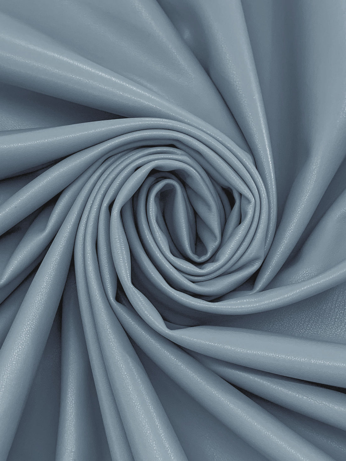 Soft Slate Blue Polyurethane/Lycra Stretch Faux Leather - NY Designer - 58W