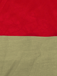 Venetian Red Polyurethane/Lycra Stretch Faux Leather Knit - NY Designer - 55W