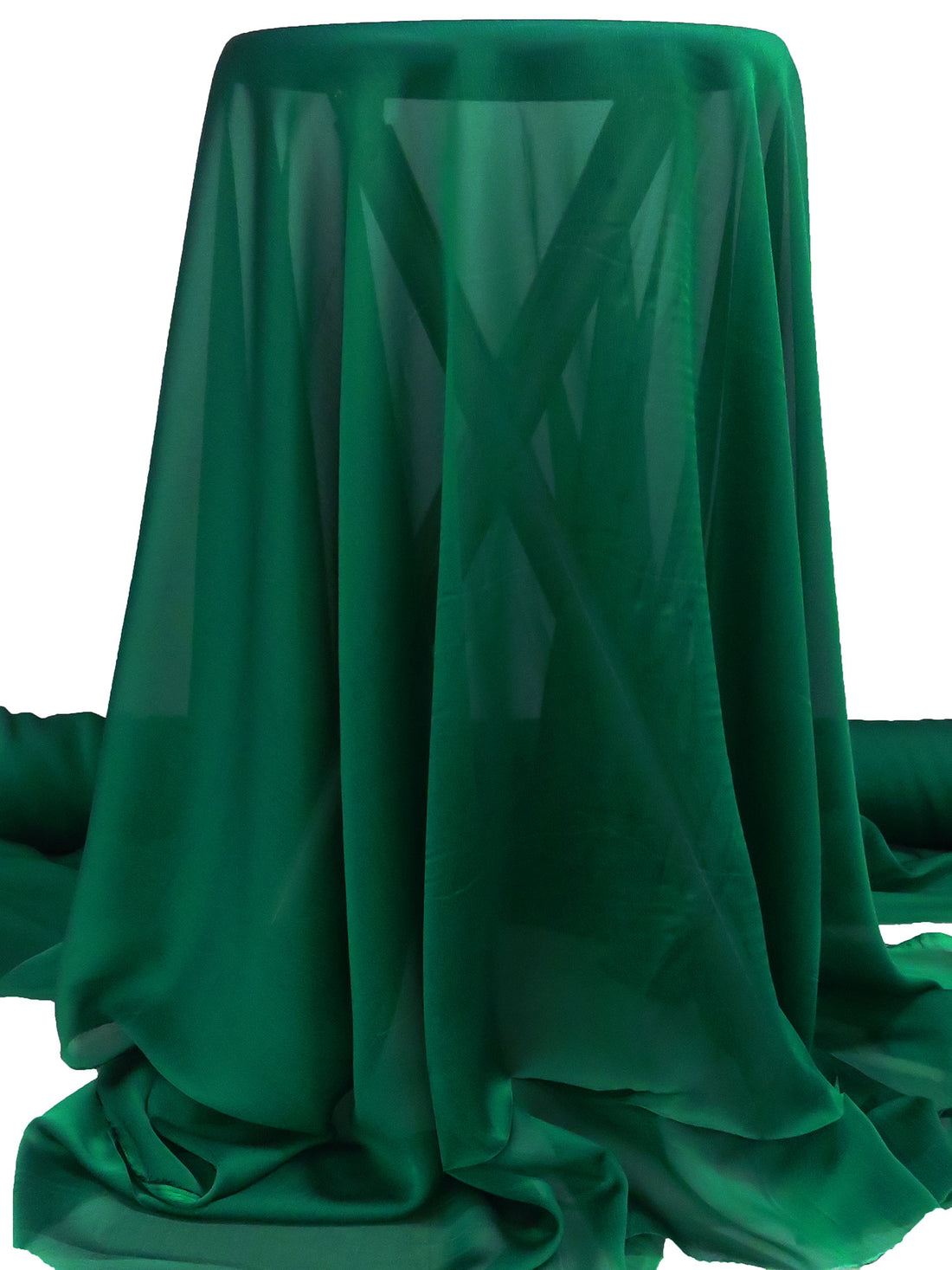 Castleton Green 100% Polyester Iridescent Crinkle Chiffon 58W