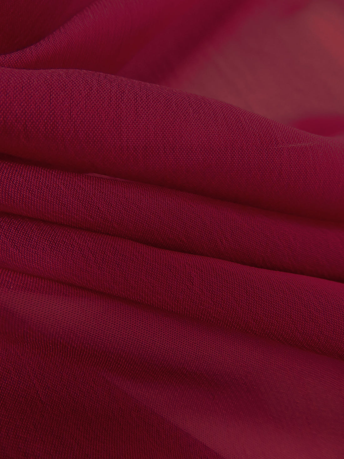Vivid Claret 100% Polyester Iridescent Crinkle Chiffon 58W