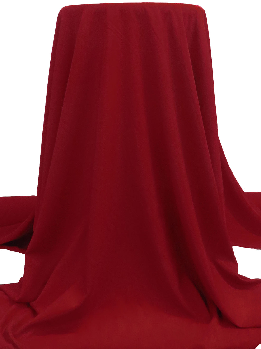 Garnet Red Polyester/Lycra Pongee Lining 48W