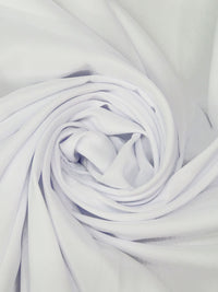 White Polyester/Lycra Pongee Lining 48W