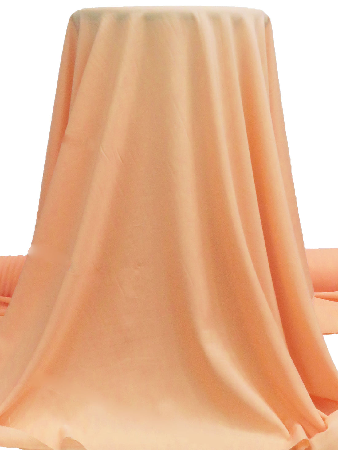 Apricot Polyester/Lycra Pongee Lining 48W