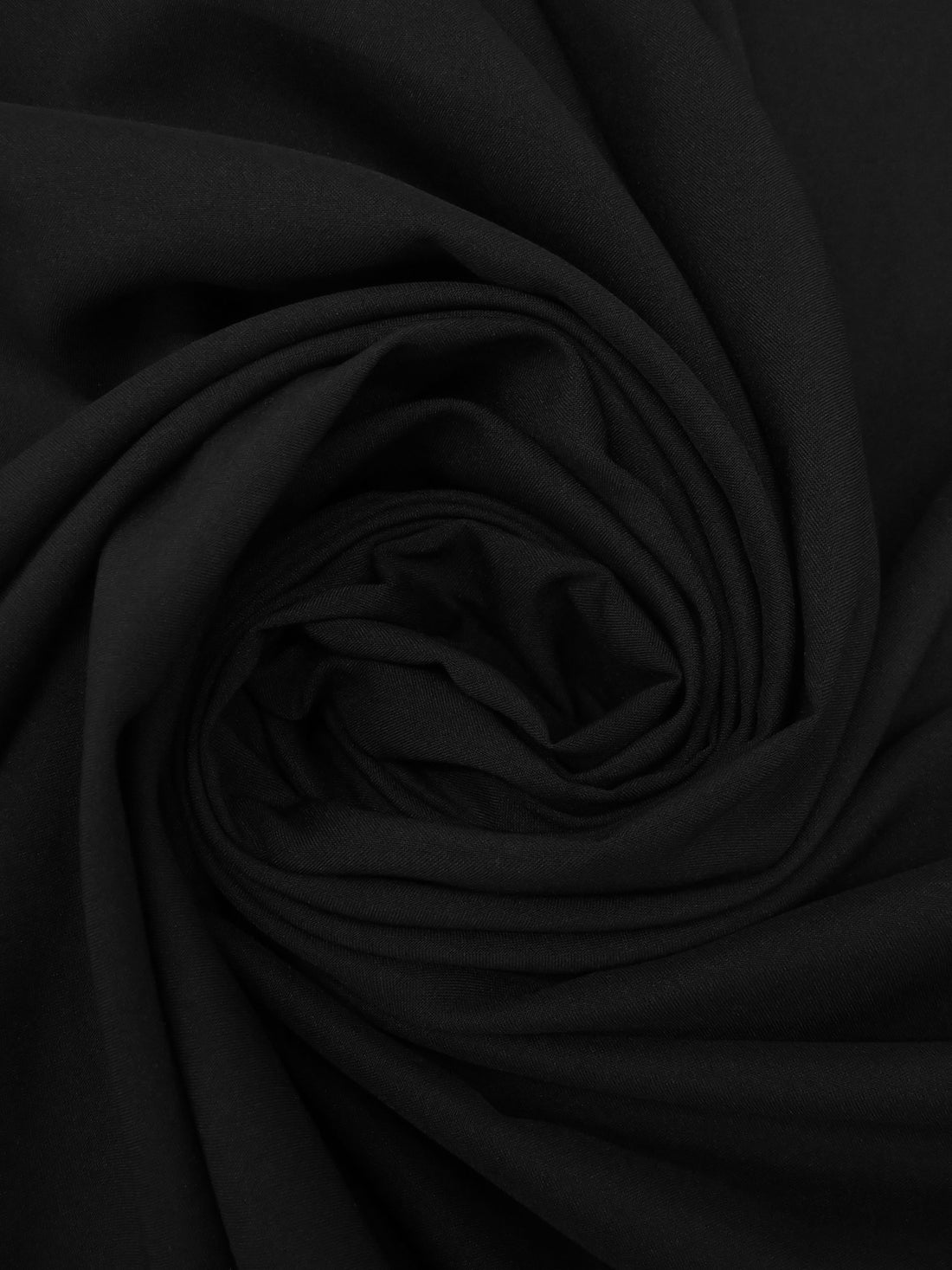 Black Polyester/Lycra Pongee Lining 48W