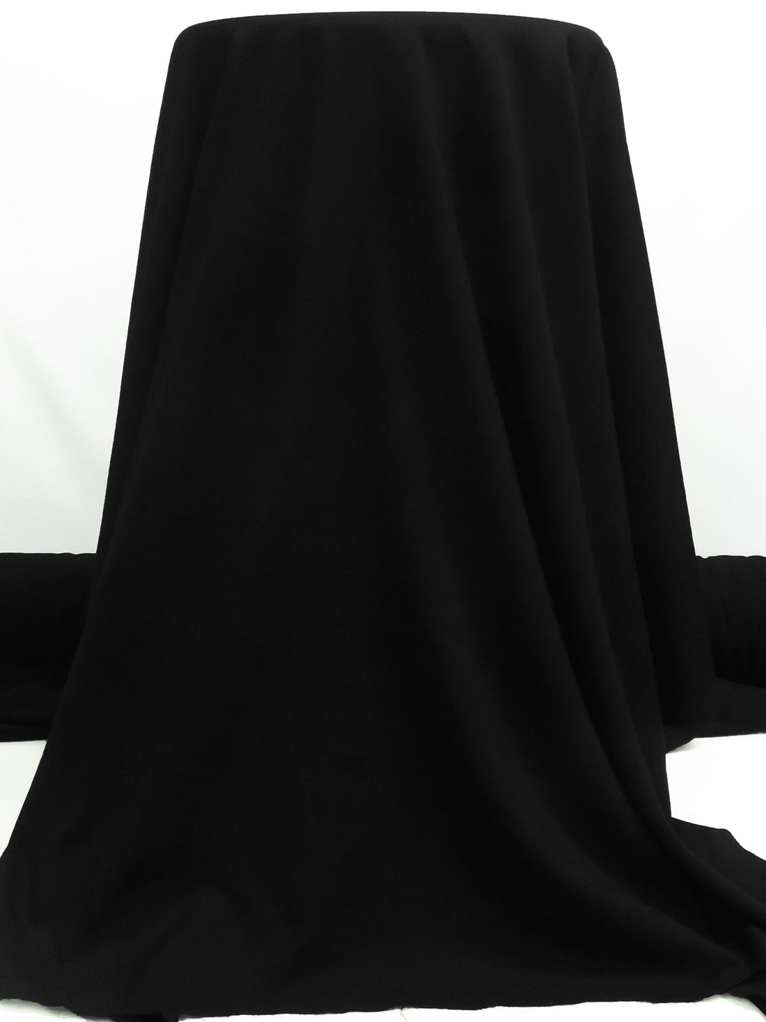 Black Polyester/Lycra Pongee Lining 48W