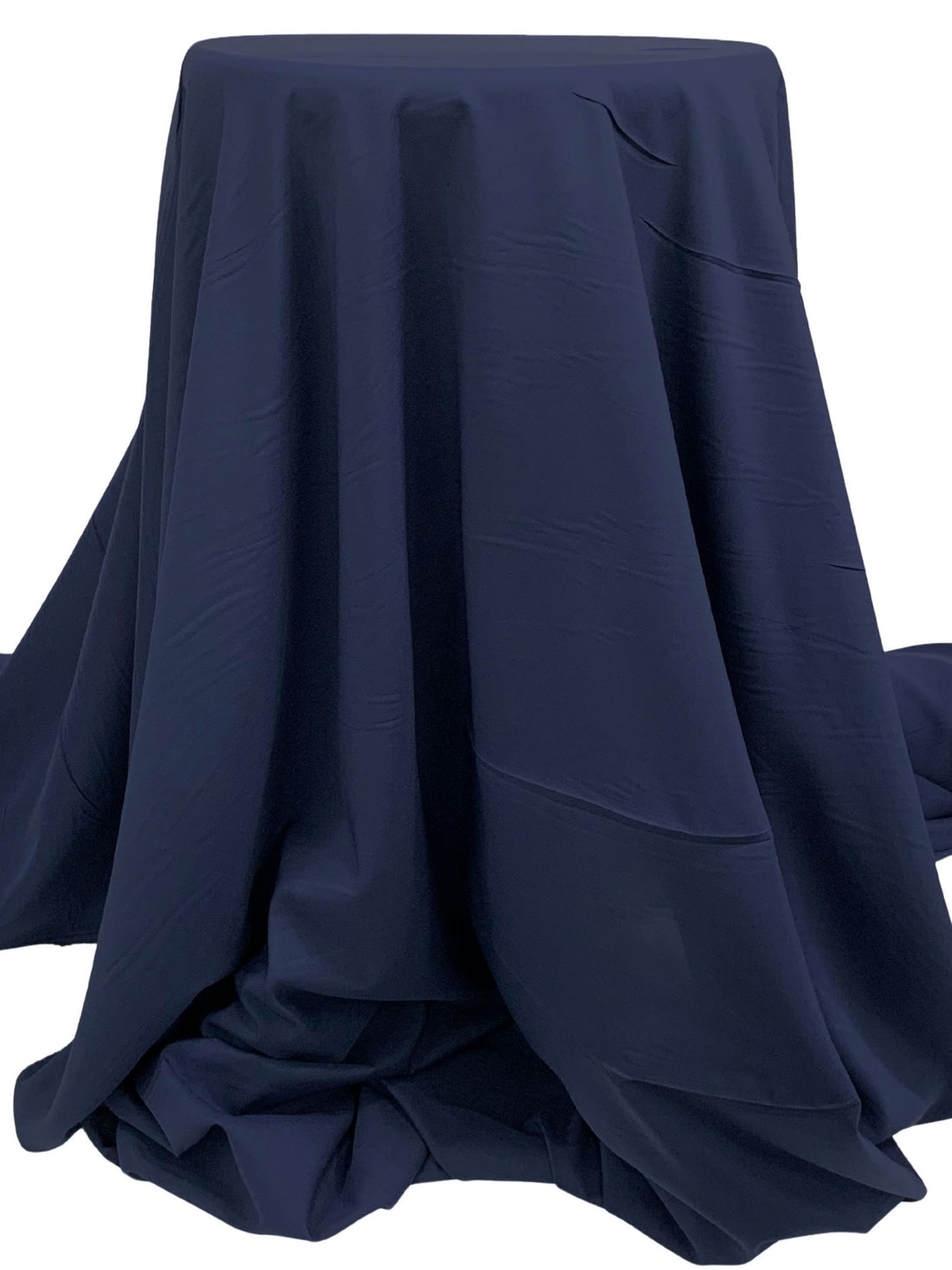 Navy Polyester/Lycra Pongee Lining 48W