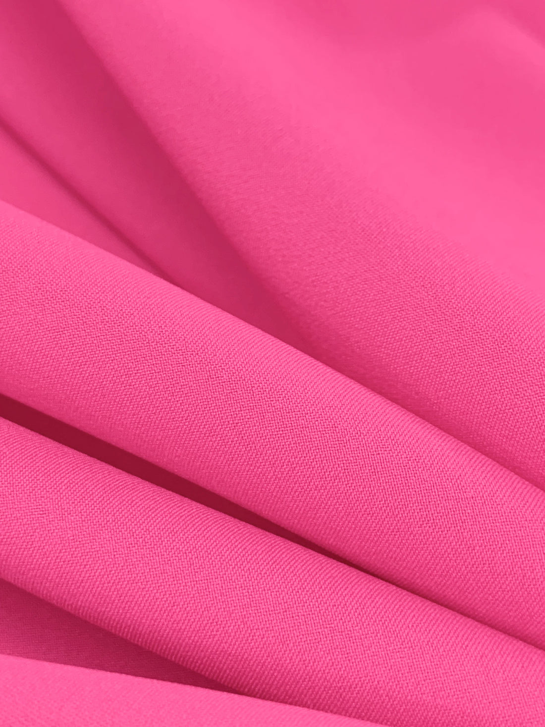 Brilliant Rose Pink Polyester/Lycra Pongee Lining 48W