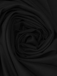Coal Black Polyester/Lycra Pongee Lining 48W