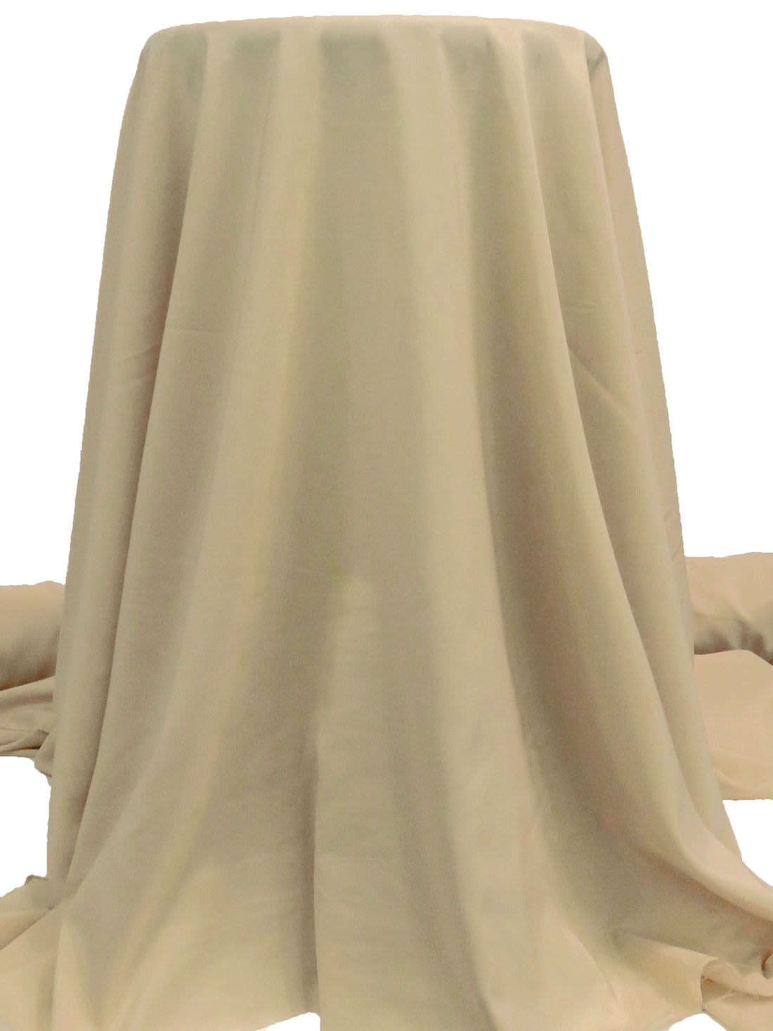 Light French Beige Polyester/Lycra Pongee Lining 48W