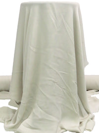 Pastel Gray 100% Silk Double Georgette - NY Designer - 44W