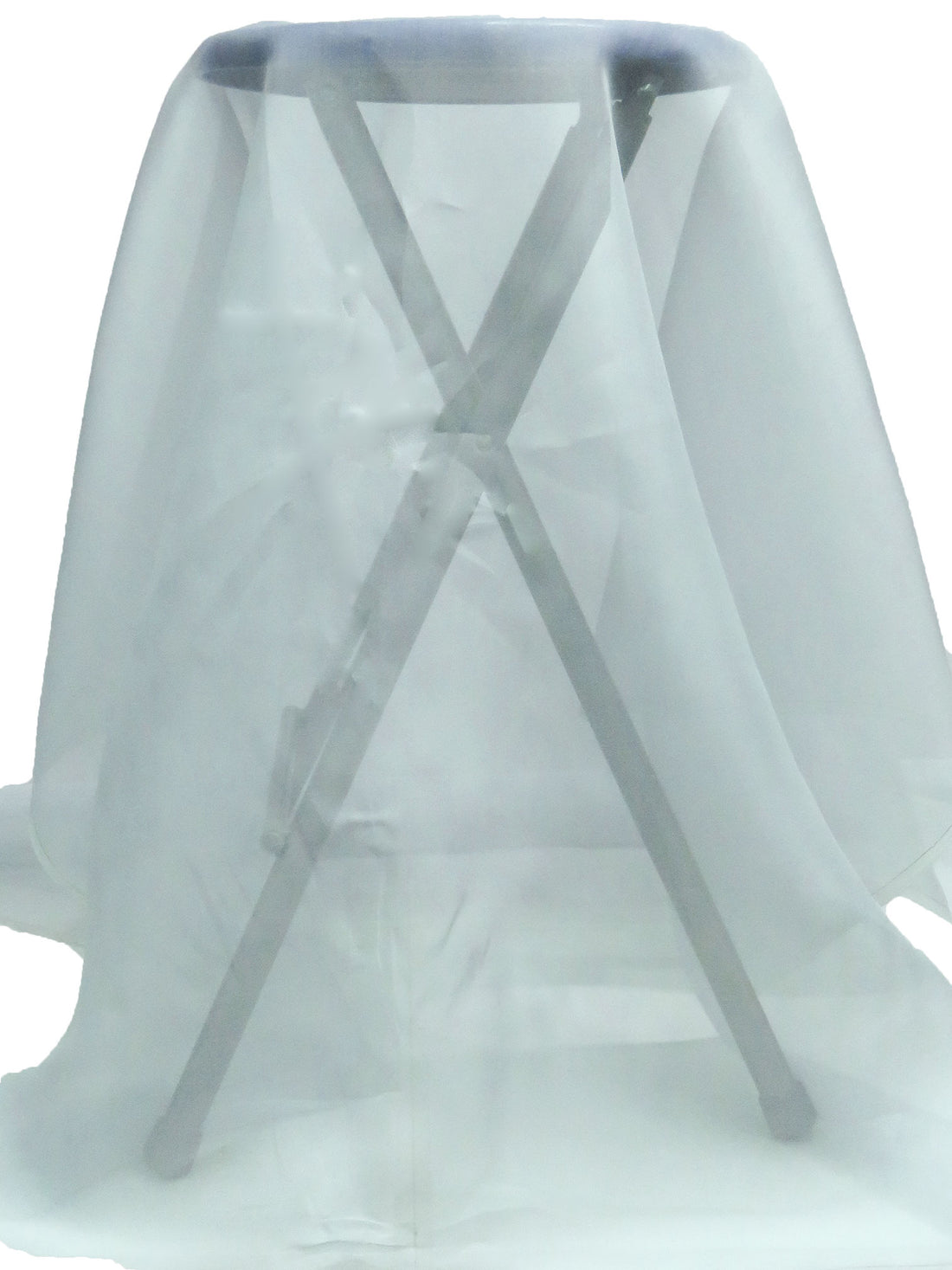 Jet Stream Blue 100% Silk Organza - NY Designer - 40W