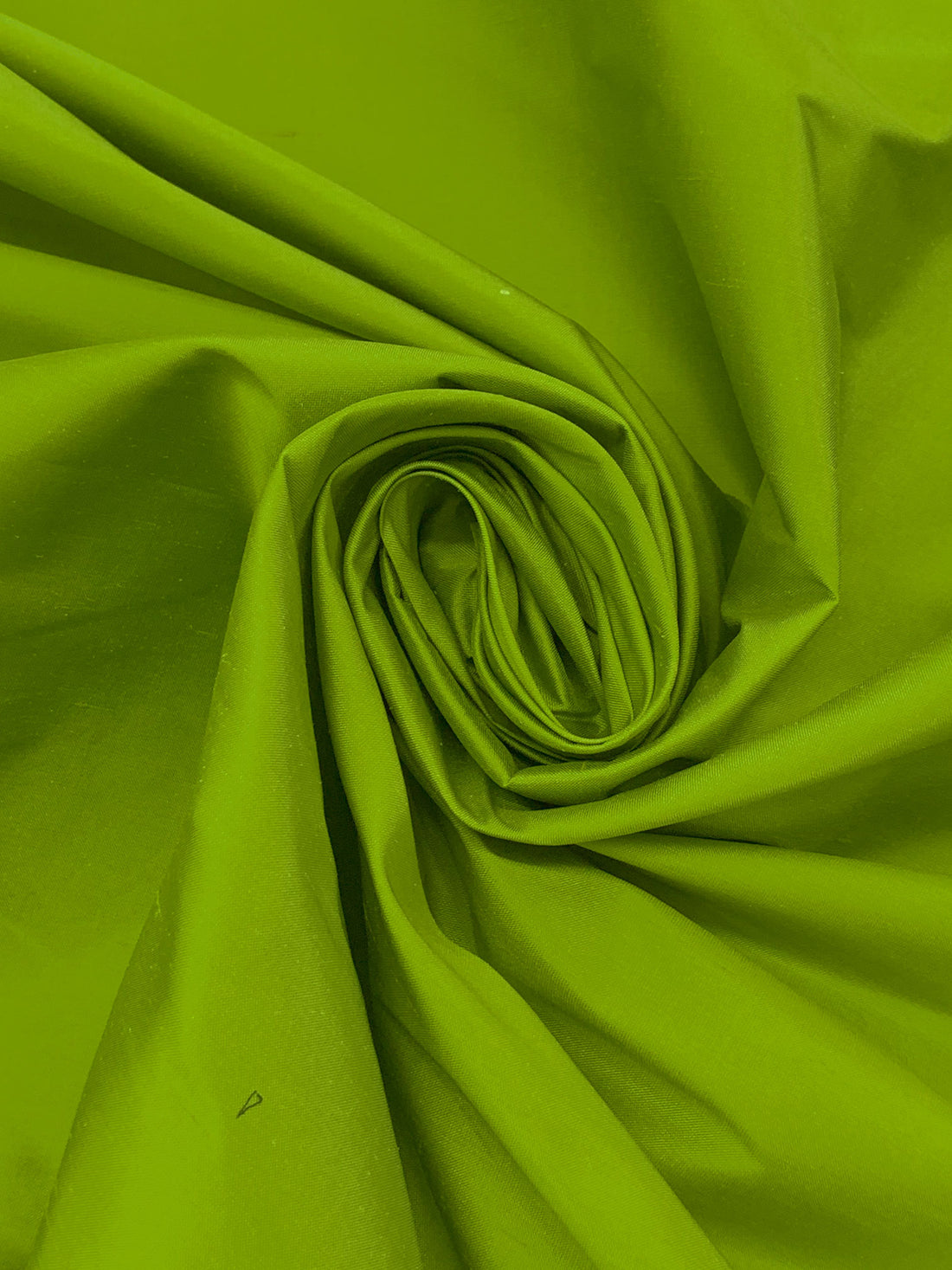 Bright Apple Green 100% Silk Shantung - NY Designer - 54W