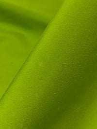 Bright Apple Green 100% Silk Shantung - NY Designer - 54W