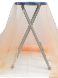 Pale Salmon 100% Polyester Crystal Tulle 60W