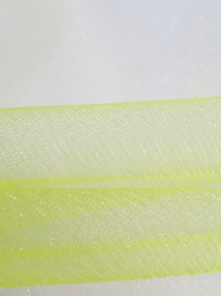 Bitter Lemon 100% Polyester Crystal Tulle 60W
