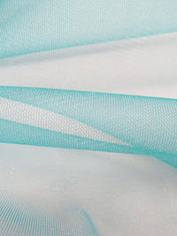 Lagoon Teal 100% Polyester Crystal Tulle 60W