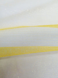 Mustard Yellow 100% Polyester Crystal Tulle 62W