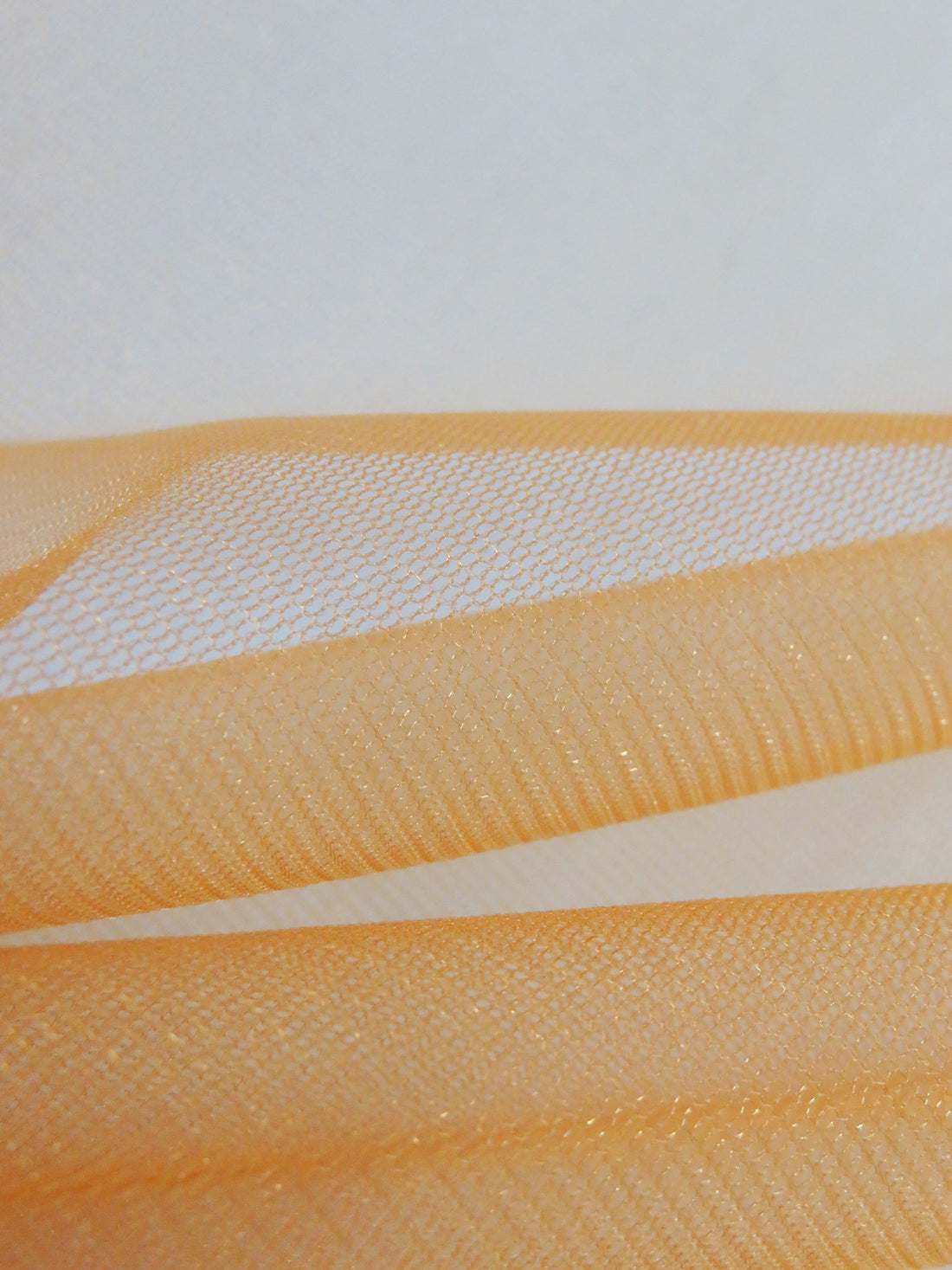 Alloy Orange 100% Polyester Crystal Tulle 54W