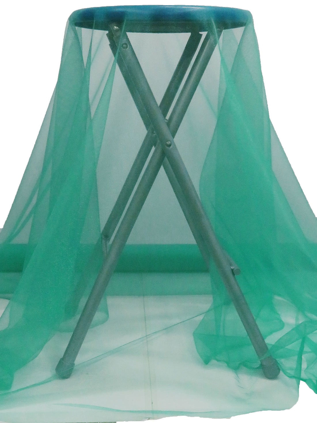 Congo Green 100% Polyester Crystal Tulle 60W