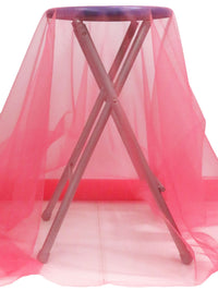 Amaranth 100% Polyester Crystal Tulle 62W