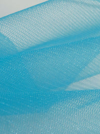 Bondi Blue 100% Polyester Crystal Tulle 62W
