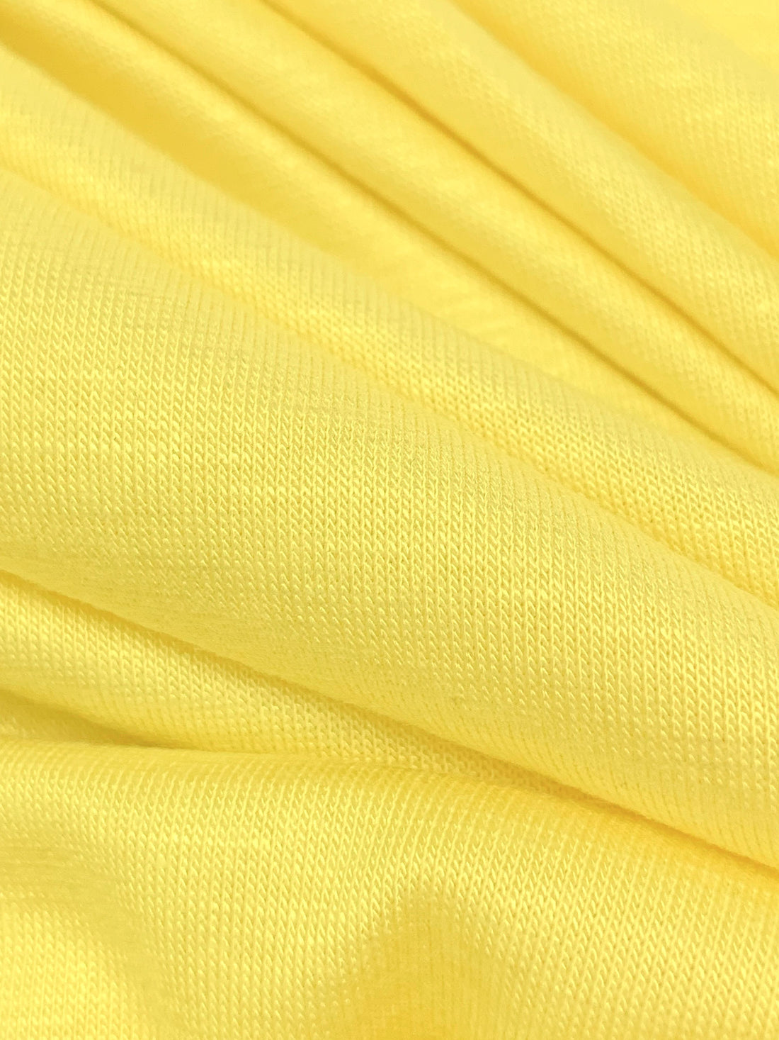 Canary Yellow Rayon/Lycra Jersey Knit 64W
