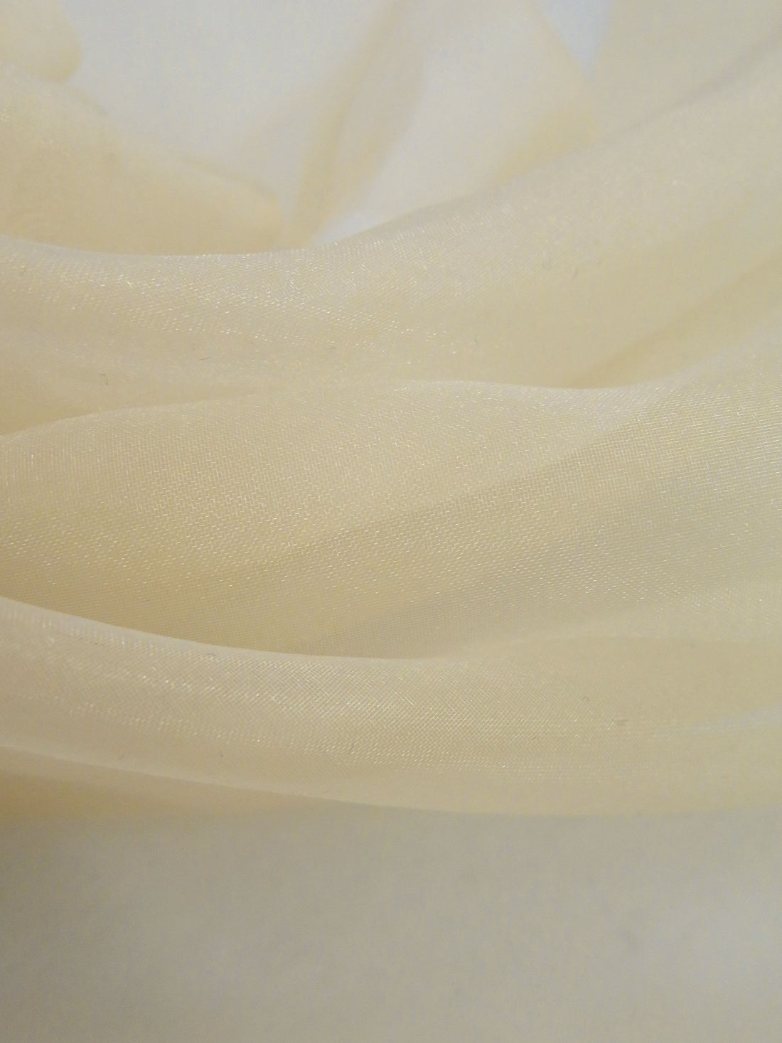 Ecru 100% Polyester Organza 60W