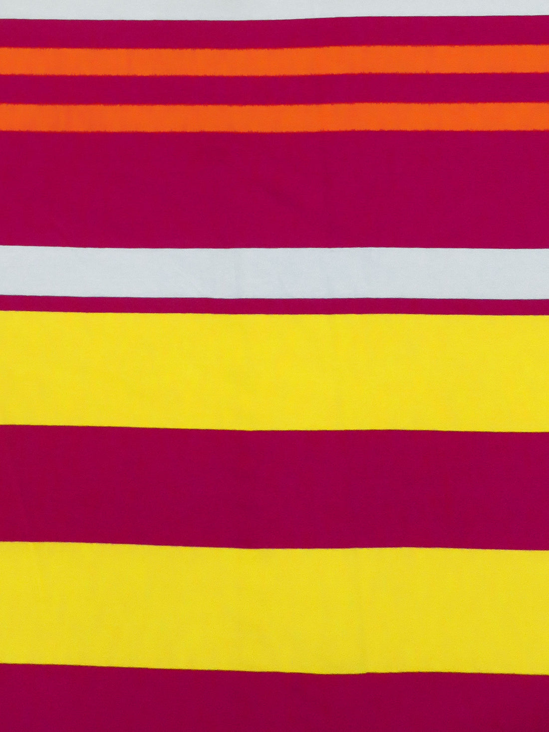 Orange/Citrine/Rose Garnet/Multi Rayon/Lycra Horizontal Stripe Print Jersey Knit 62W