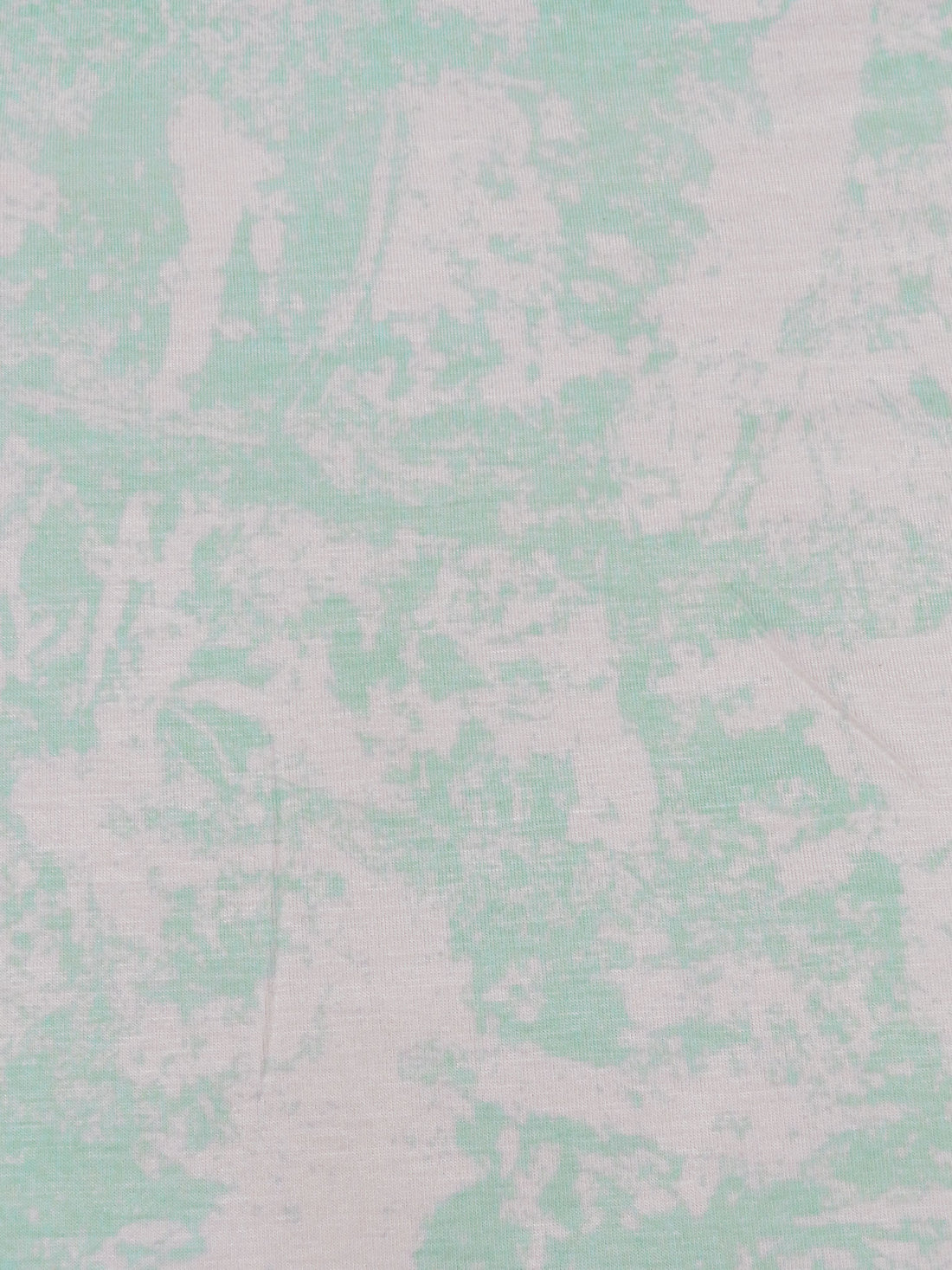 Light Pearl Aqua/White Rayon/Lycra Grunge Print Jersey Knit 56W