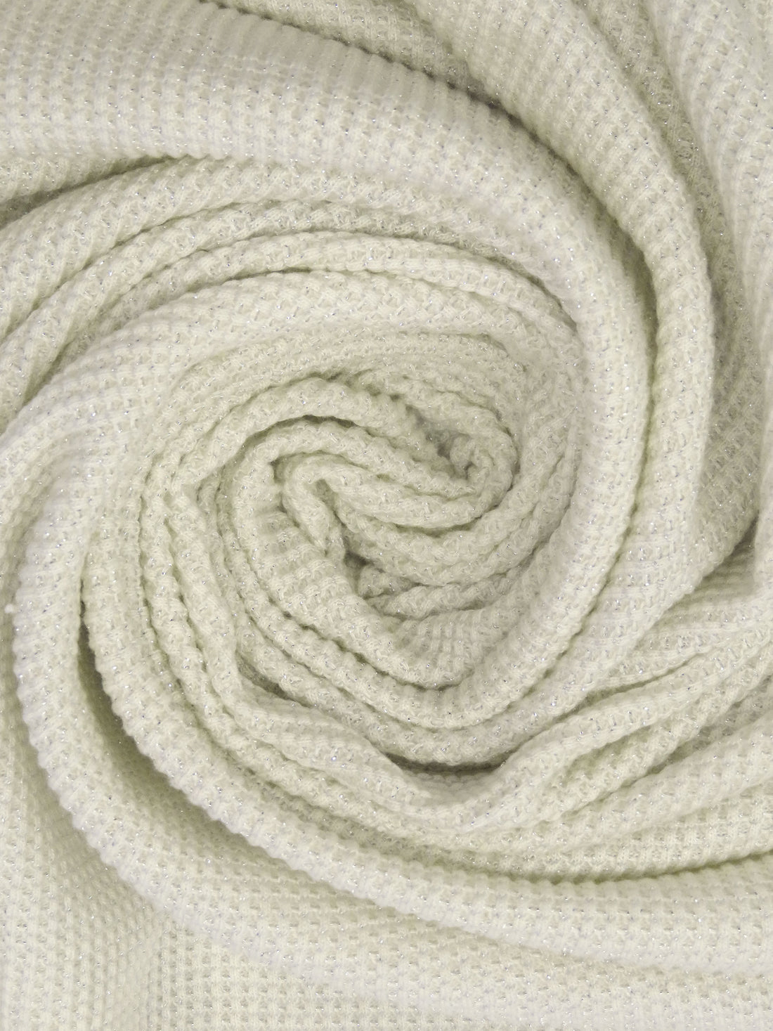 Eggshell Cotton/Metallic Thermal Knit 58W