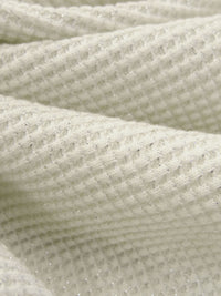 Eggshell Cotton/Metallic Thermal Knit 58W
