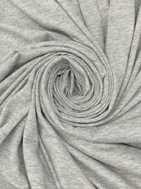 Ash Gray Rayon/Lycra Heathered Jersey Knit 62W