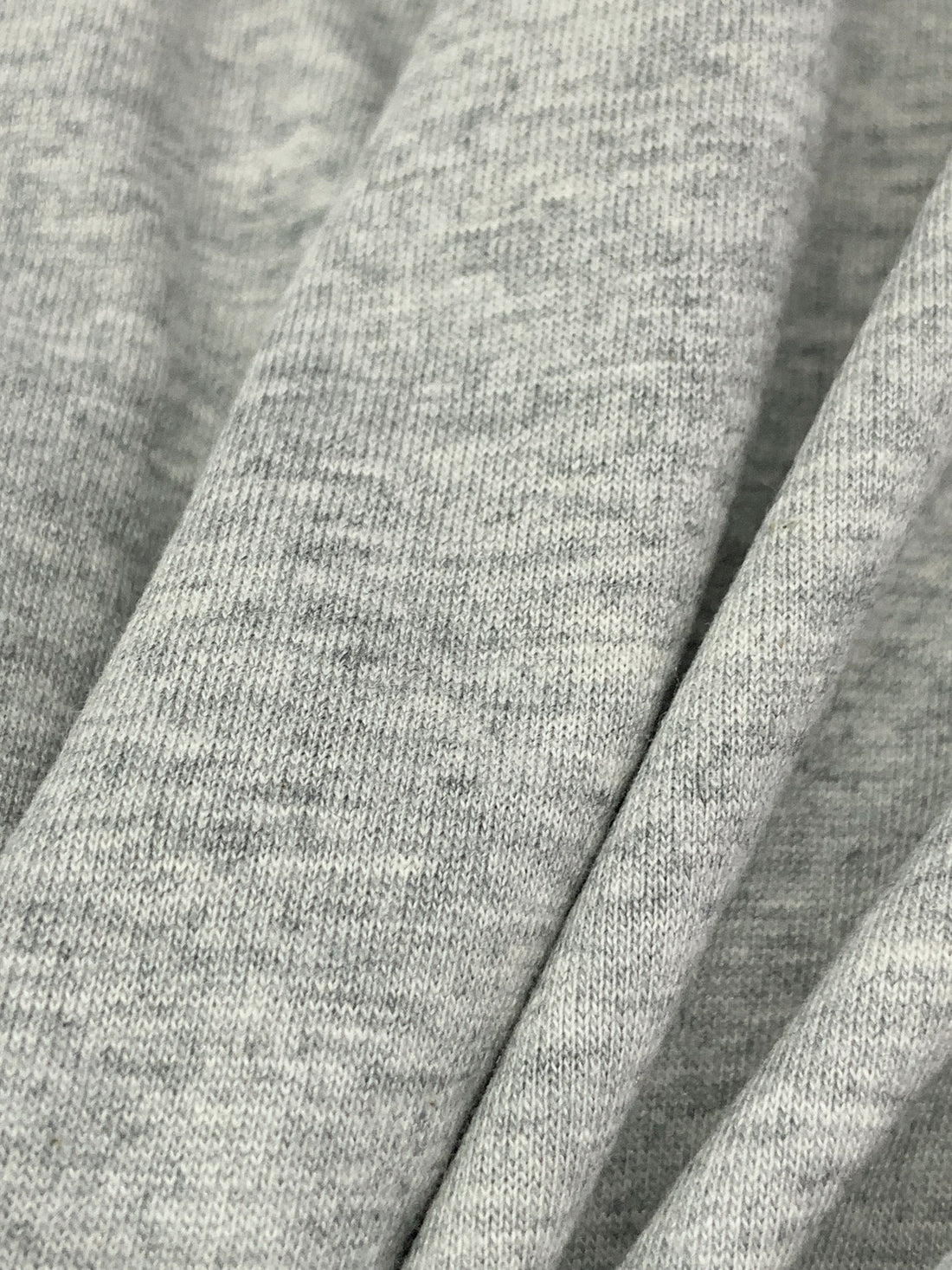 Ash Gray Rayon/Lycra Heathered Jersey Knit 62W