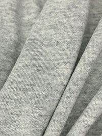 Ash Gray Rayon/Lycra Heathered Jersey Knit 62W
