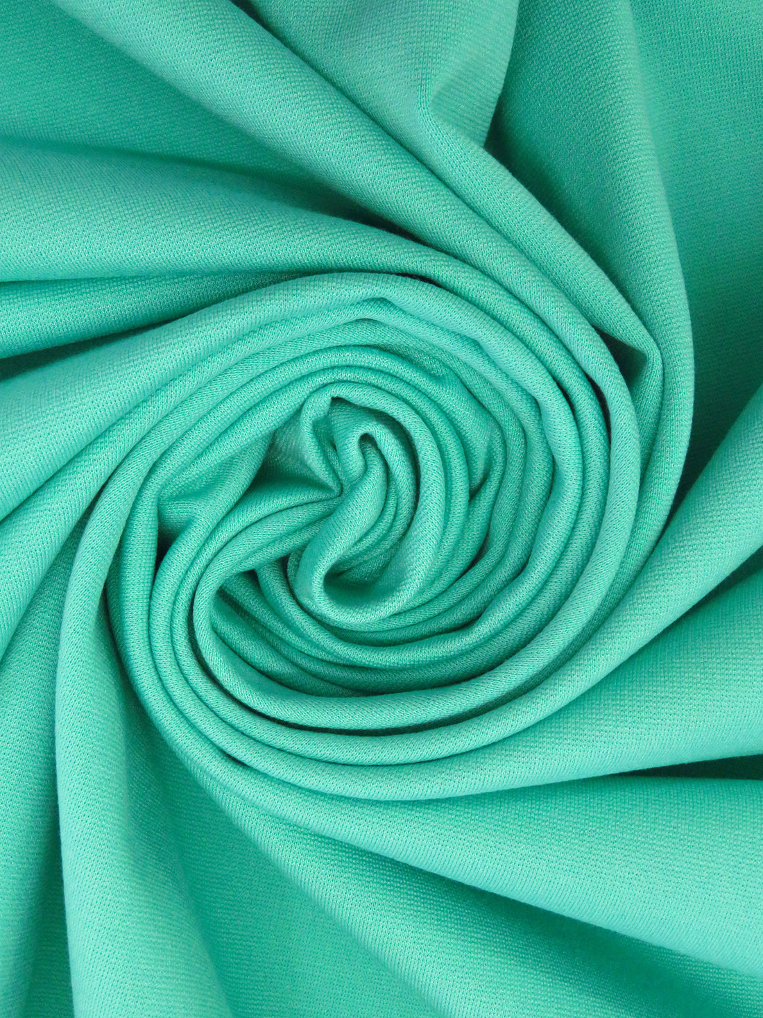 Greenish Cyan Rayon/Nylon/Spandex Ponte Knit 57W