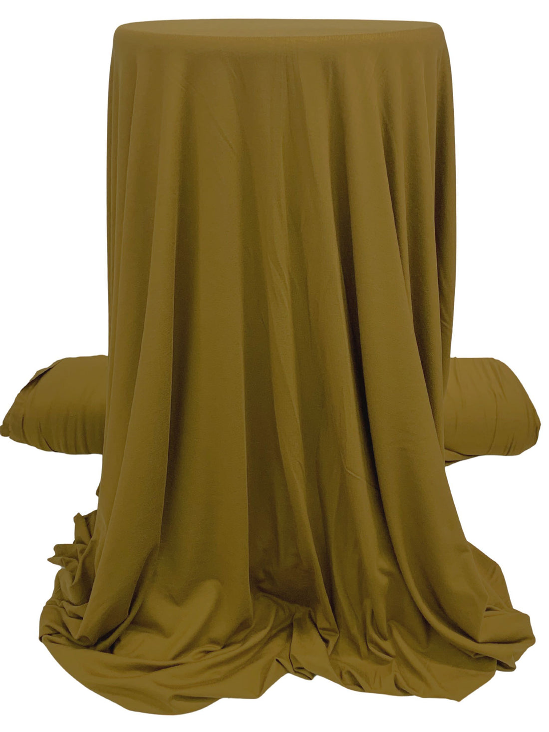 Golden Curry Brown Rayon/Lycra Jersey Knit 56W